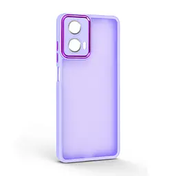 Защитный чехол для Motorola G04/G24/G04s, Shade, фиолетовый, TPU+PC, матовый, защита всего корпуса, панель-накладка, противоударный, с высокими бортами, амортизирует удары при падениях, ArmorStandart (ARM75717)