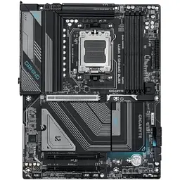 Материнська плата Gigabyte AM5 X870 Gaming X WIFI7, X870, 4xDDR5, Int.Video (CPU), 4xSATA3, 3xM.2, 1xPCI-E 5.0 x16, 2xPCI-E 3.0 x16, Realtek 7.1, Realtek 2.5GbE, WiFi 7, Bluetooth 5.4, 7xUSB3.2/8xUSB2.0, HDMI/2xType-C, ATX