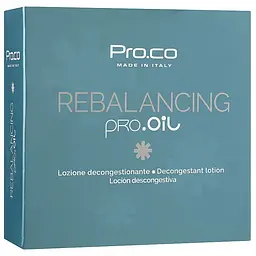 Очищувальний лосьйон Pro.Co Rebalancing Oil після фарбування волосся (12 шт. х 10 мл)