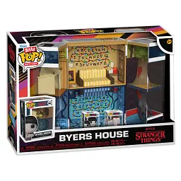 Ігровий набір Funko Bitty Pop Boxes Дивні дива Будинок Баєрса з 2 фігурками