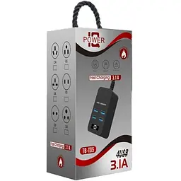 Зарядний пристрій Voltronic TВ-Т05, 4*USB White (ТВ-Т05-White)