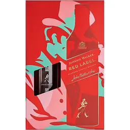 Набір: віскі Johnnie Walker Red label Blended Scotch Whisky 40% 0.7 л + склянка - мініатюра 4