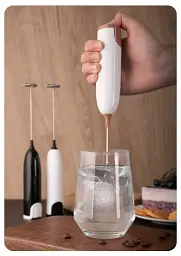 Капучинатор Milk Frother електричний для молока Чорно-білий - мініатюра 6