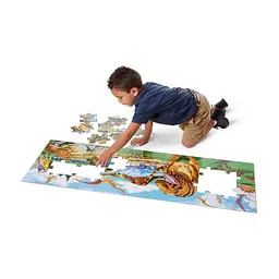 Пазл Melissa&Doug Мега "Краіна динозаврів", 48 елементів (MD10442) - мініатюра 3