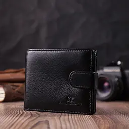 Чоловічий шкіряний гаманець ST Leather 11,2х9,5х2 см acs0028285 - мініатюра 8