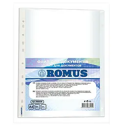 Файл глянц А4+ 30мк 100шт Romus