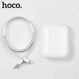 Бездротові навушники Hoco EW02 TWS, з мікрофоном, Bluetooth 5.1, білі - мініатюра 6