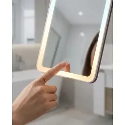 Дзеркало Xiaomi Leather case mirror pink (FM001/FM007) - мініатюра 2