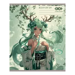 Зошит ZiBi набір учнівських ANIME 48 аркушів клітинка 10 штук, 8 предметів (ZB.1704-99) - мініатюра 2