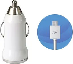 Автомобільний зарядний пристрій EasyLink EL-187 + кабель microUSB 0.2m