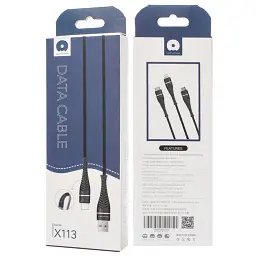 Кабель USB Lightning WUW X 113 color 1 m - мініатюра 5