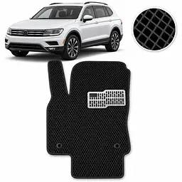 Килимок водія EVA для Volkswagen Tiguan II USA Allspace 2015- з підп'ятником 1 шт