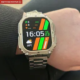 Розумний наручний смарт годинник Smart Respect X з компасом (Silver) - мініатюра 6
