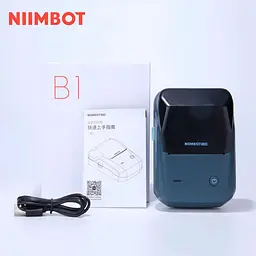 Принтер етикеток наклейок Niimbot B1, термопринтер + рулон етикеток - мініатюра 6