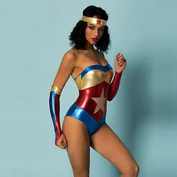 Еротичний рольовий костюм "Wonder Woman" One Size - мініатюра 3