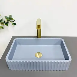 Умивальник VBI Florentia blue matt накладний VBI-015003, Синий - мініатюра 1