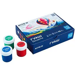 Гуаш Kite Hello Kitty Classic 12 кольорів (K-063) - мініатюра 2