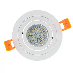 Світильник врізний поворотний Brille HDL-DT 108/1 MR16 WH 36-246 - мініатюра 2