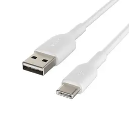 Кабель Belkin USB-A > USB-C заряджання/синхронізації 1м, 15Вт, Type-C, PVC, білий teh0013670 - мініатюра 6