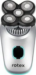 Електробритва чоловіча Rotex RHC240-5D HeadPlus акумуляторна роторна бритва для голови та обличчя з 5D плавальними головками - мініатюра 2