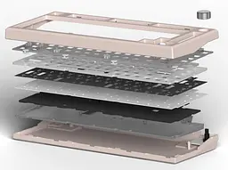 Клавіатура FL ESPORTS DIY-barebone MK750 Black Three-Mode (MK750-7980) - мініатюра 5