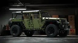 Конструктор Nifeliz Позашляховик Jeep Wrangler Willys 4x4 Off-Road (NF10324) - мініатюра 7