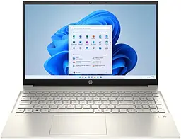 Ноутбук HP Pavilion 15-eh1057ua 15.6' FHD IPS AG, AMD R5-5500U, 16GB, F512GB, UMA, Win11, золотистий (826M1EA)