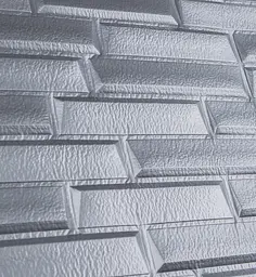 Самоклеюча декоративна 3D панель 3D Loft сіра кладка 700x770x6мм - мініатюра 4