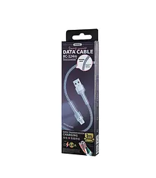 Кабель Remax Jany Series USB - micro USB, 1m Сріблястий (RC-124m)
