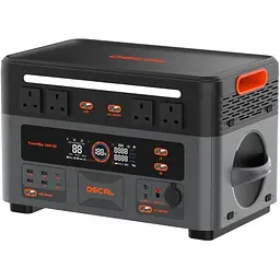 Портативна зарядна станція Oscal PowerMax 2400 SE 2400W/2016Wh (EU) - мініатюра 2