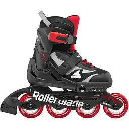 Ролики Rollerblade Microblade 33-36,5 Чорний-Червоний - мініатюра 2