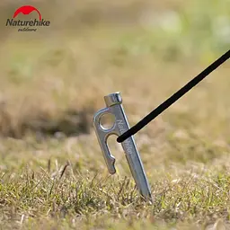 Кілок Naturehike (NH19PJ014) сталевий - 25см - сірий - мініатюра 3