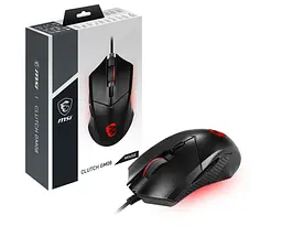 Комп'ютерна миша MSI Clutch GM08 Red USB-A чорний teh0013964 - мініатюра 6