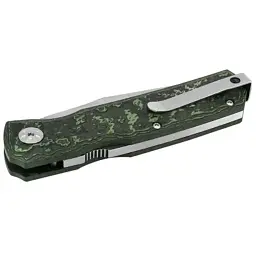 Ніж Maserin Power, Magnacut, fat carbon green jungle (502/VM) - мініатюра 5