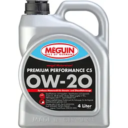 Моторна олива Meguin Premium Performance SAE 0W-20 4 л