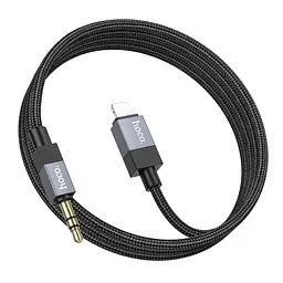 Кабель Hoco UPA32A Lightning to Jack 3.5 1 м чорний - мініатюра 5