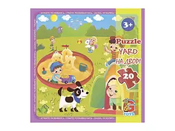 Пазли G-Toys Дитячий майданчик, 20 елементів, LX09