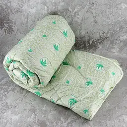Ковдра закрита холлофайбер ALOE VERA (Мікрофібра) Двоспальна 175х210 55069