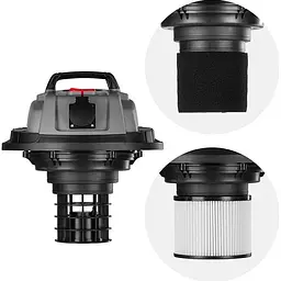 Пилосос промисловий Intertool DT-1025 [137080] - мініатюра 9