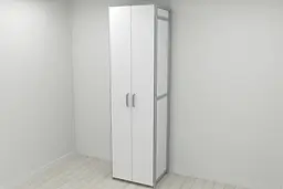 Шафа Гардероб Уні секція 7 серії Конект Ferrum-decor 220x60x50см Сірий метал ДСП Білий 16 мм (FRD-104563) - мініатюра 4