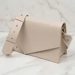 Шкіряна сумка Grande Pelle 11568 бежевий