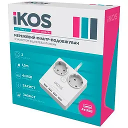 Фільтр-подовжувач IKOS F24S-U White (0005-CEF)
