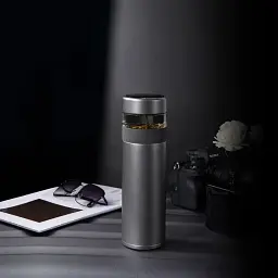 Заварювальний термос із титану Fun Home Funjia Titanium Smart Cup 520ml FJ-TA003 Grey - мініатюра 5