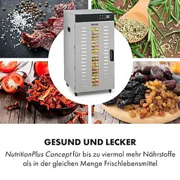 Дегідратор-сушарка для овочів фруктів Klarstein Master Jerky 300 40-90 °C (10034544) - мініатюра 4