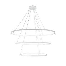 Люстра стельова LED Levistella 7529832-3A WHITE LED (400+600+800), 130W, три режими світла, білий, для вітальні