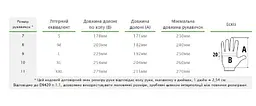Рукавички захисні Bradas NITROX MINT нітрил розмір 7 RWNM7 - мініатюра 3