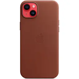 Оригінальний шкіряний чохол Apple Leather Case MagSafe для iPhone 14 Plus (6.7") Umber (MPPD3ZE/A) - мініатюра 10