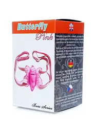 Вібратор B - Series EasyLove Stymulator Butterfly, рожевий Boss Series 67-00055 103484 - мініатюра 1