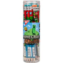 Набір олівців графітний Yes Minecraft 2 дизайни мікс 36 шт.  (280634)