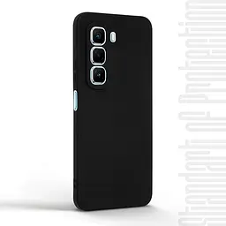 Чехол-накладка для смартфона Infinix Hot 50 Pro 4G, противоударный, силиконовый, термополиуретановый (ТПУ), с защитой камеры и корпуса, черный, защита всего корпуса, ArmorStandart (ARM80959) - мініатюра 2